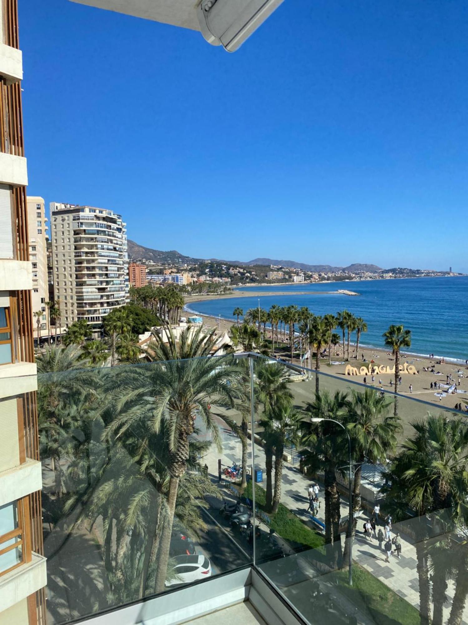 Apartamento Con Terraza Vista Al Mar Malagueta Málaga Exterior foto