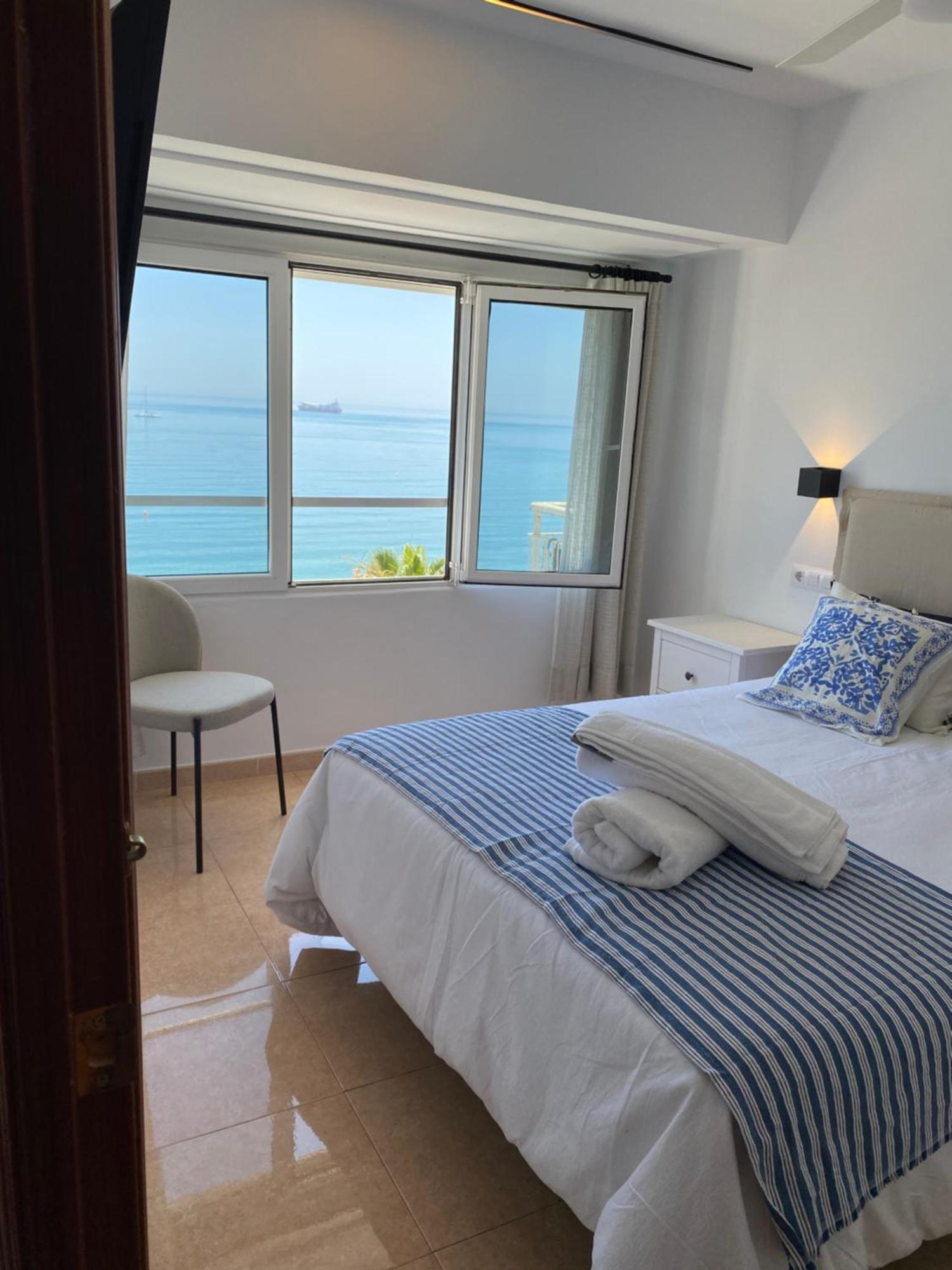 Apartamento Con Terraza Vista Al Mar Malagueta Málaga Exterior foto